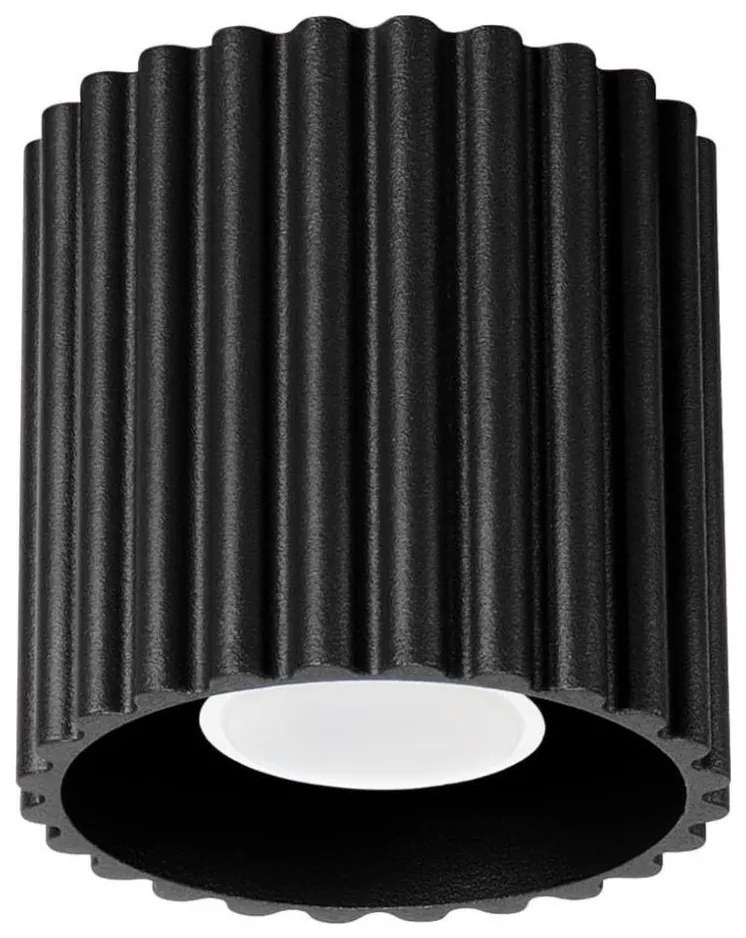 Sollux SL.1784 - Spot AURA 1xGU10/10W/230V 10 cm negru