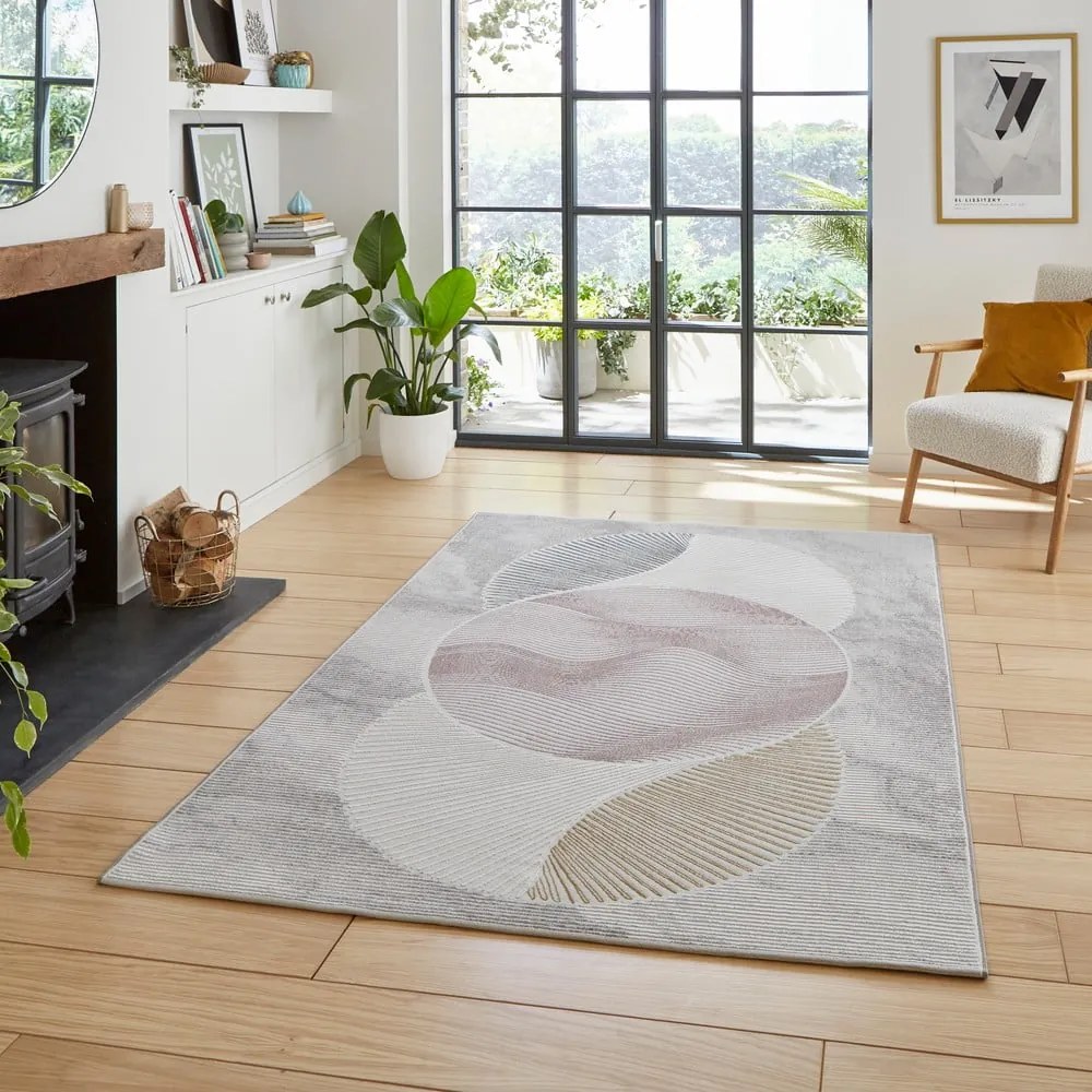Covor albastru deschis/roz deschis 160x230 cm Creation – Think Rugs