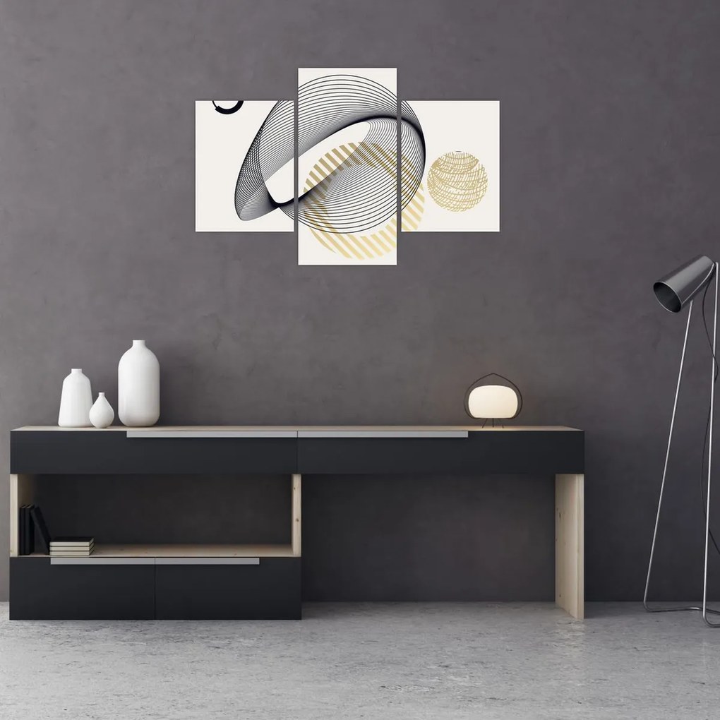 Tablou - Forme geometrice N⁰3 (90x60 cm)