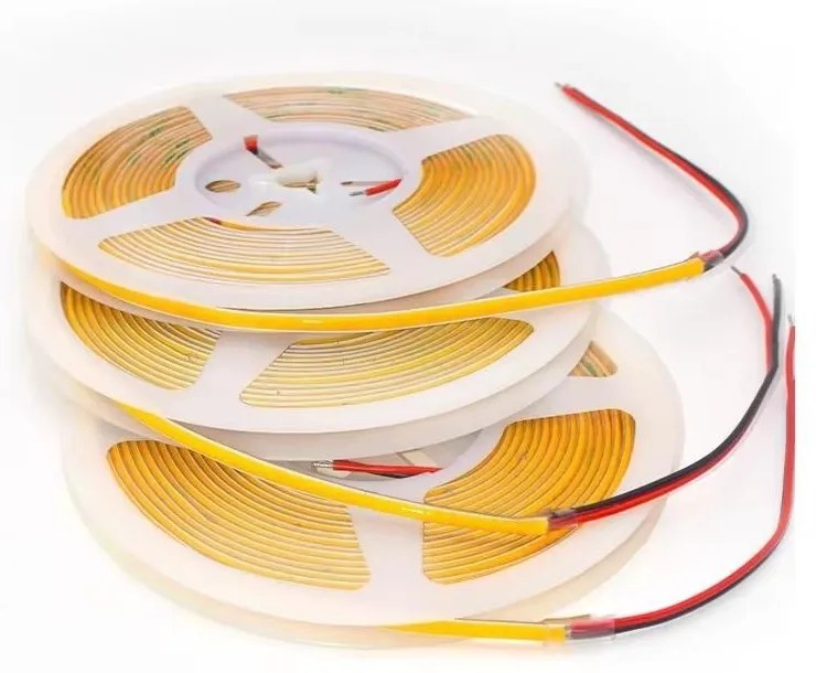 Bandă LED COB – 9 W/m, Lumină Rece 6000 K, 10 m – 12 V