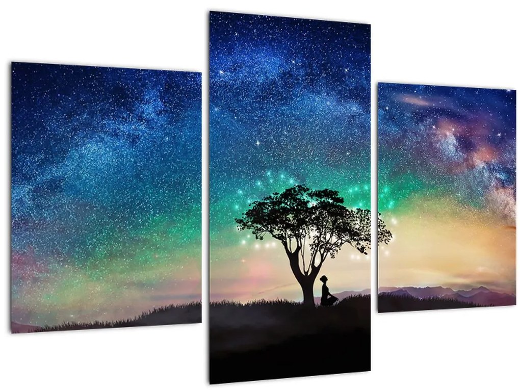 Tablou - Relaxare sub stele (90x60 cm)