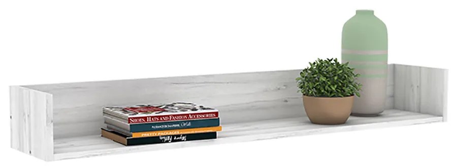 Polita de perete Class, 90x23x15 cm Alb Nordic