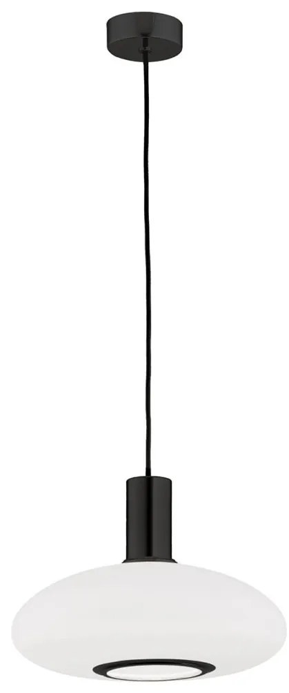 Lustra / Pendul design modern SAGUNTO 30cm, negru