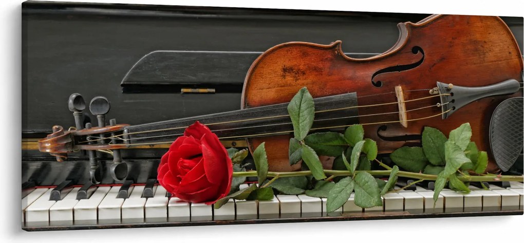 Tablou- Amintire de muzicean (120x50 cm)