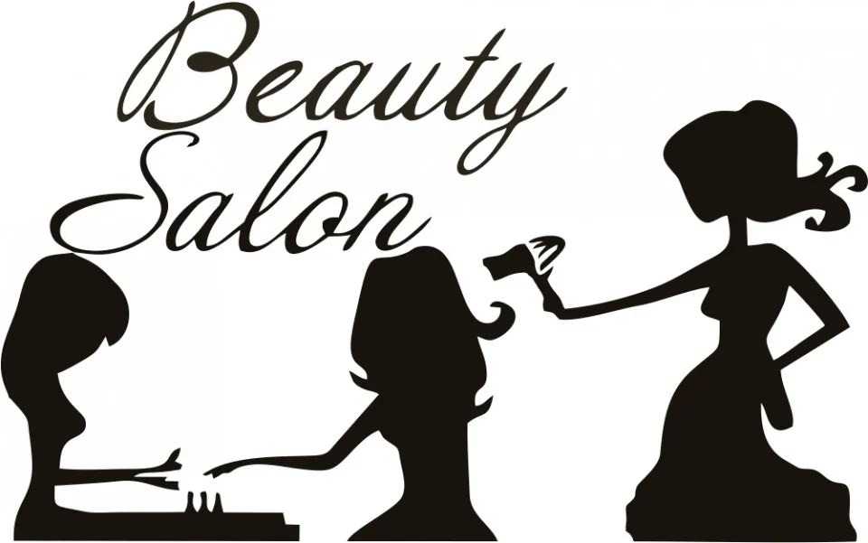 Sticker perete Beauty Salon