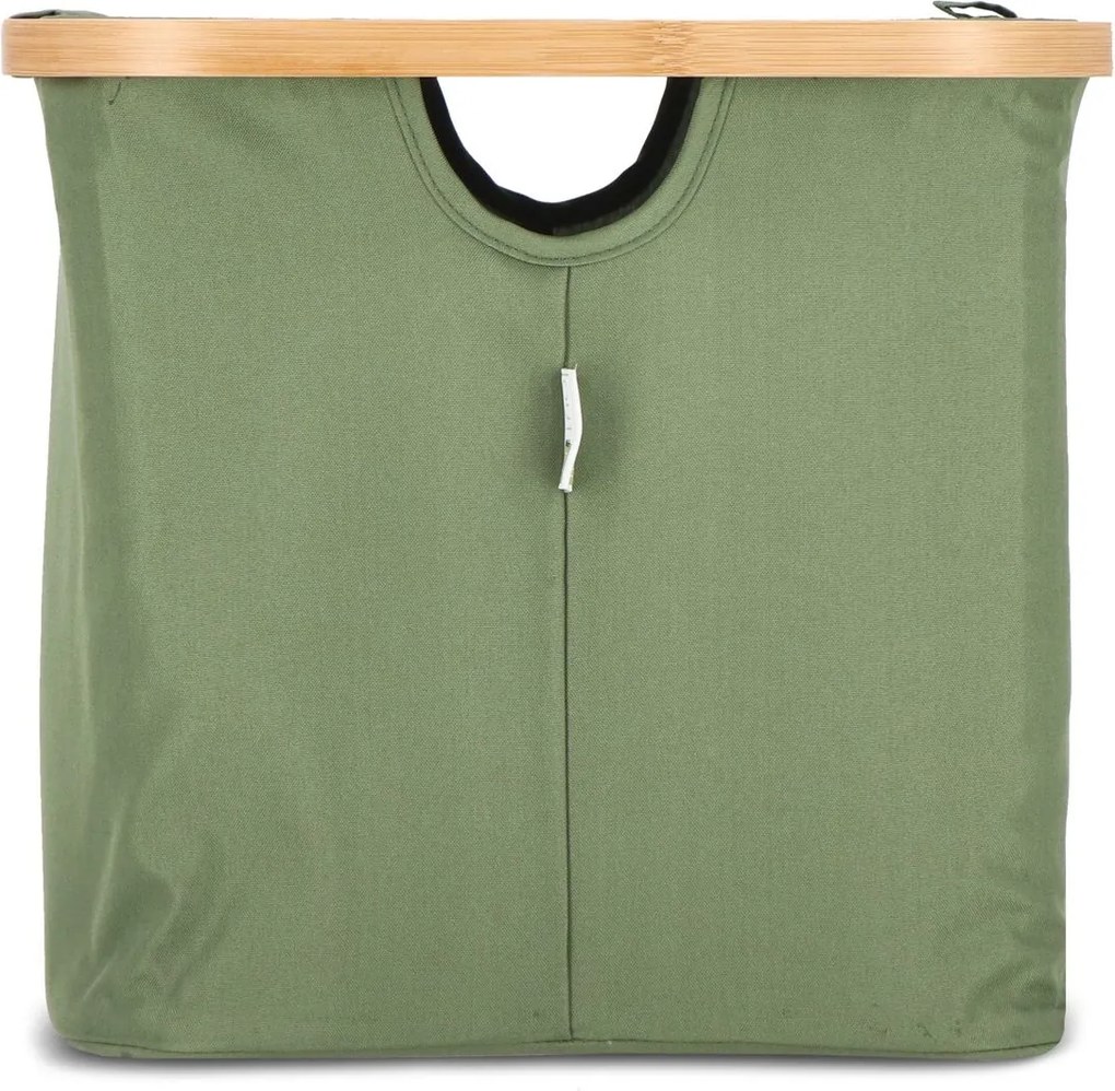 Cos pentru rufe NOLVIO 40 L, verde
