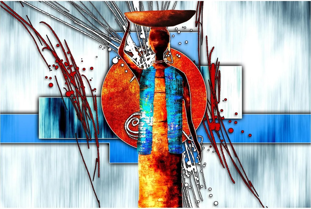 Tablou picturii persoanei străveche (90x60 cm)