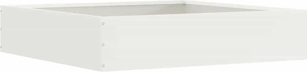 vidaXL Margine pentru gazon Alb 60 x 60 x 13 cm Oțel