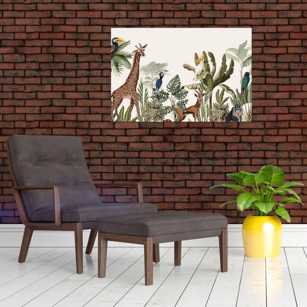 Tablou - Locuitorii africii (90x60 cm)