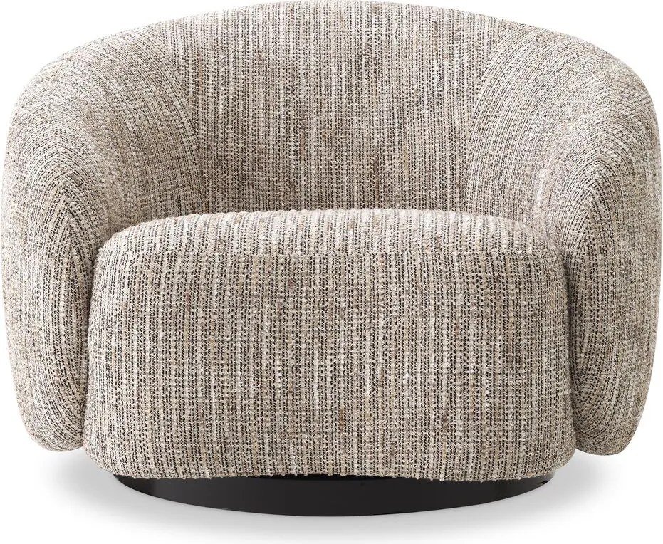 Fotoliu pivotant design elegant LUX Amore, bej mademoiselle 115481 HZ