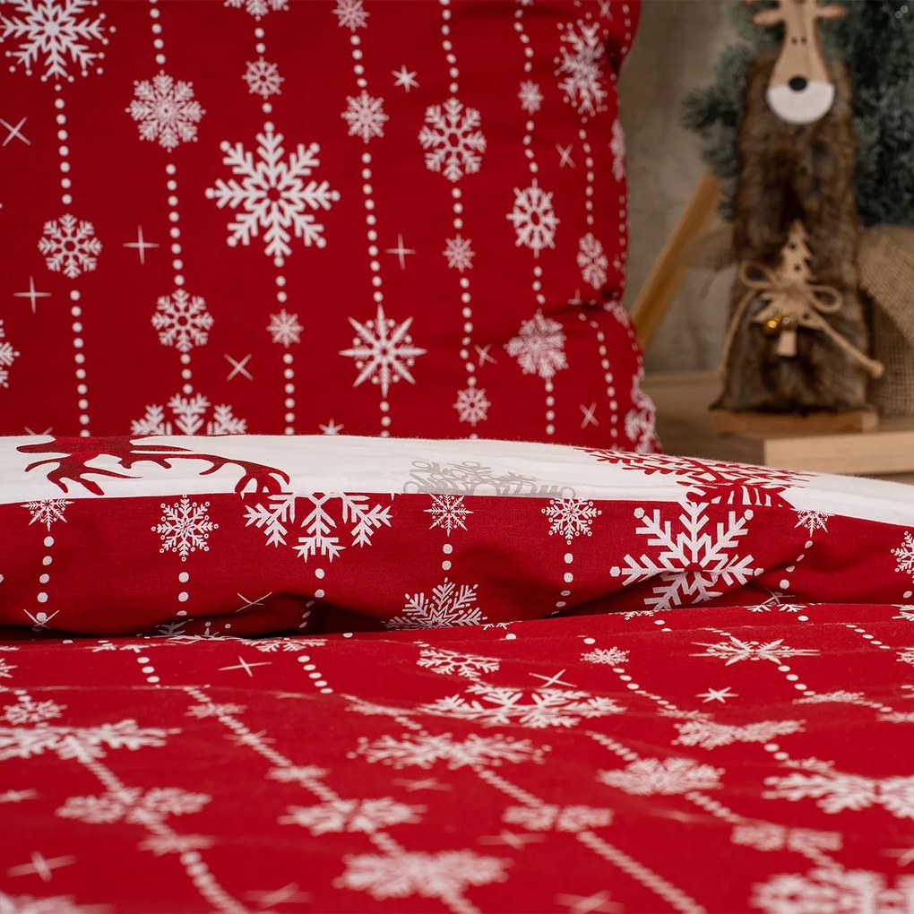 Lenjerie de pat din bumbac 4Home Snow, 140 x 220 cm, 70 x 90 cm