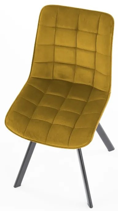 Scaun de sufragerie Nissau (mustar). 1008233