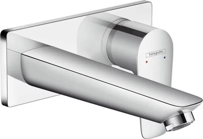 Baterie lavoar incastrata Hansgrohe Talis E crom lucios pipa 17 cm