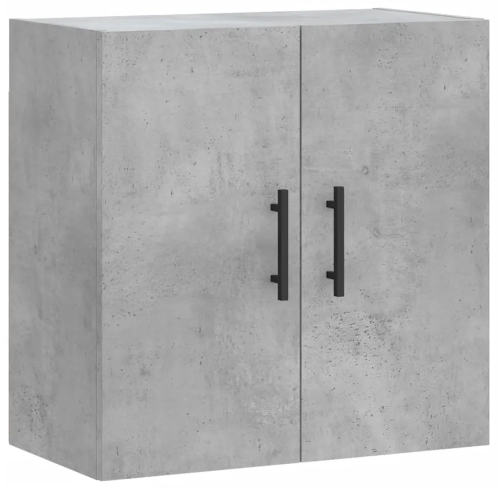 vidaXL Dulap de perete, gri beton, 60x31x60 cm, lemn compozit