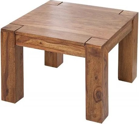 Masuta Living din lemn de trandafir Sheesham Makassar 60cm