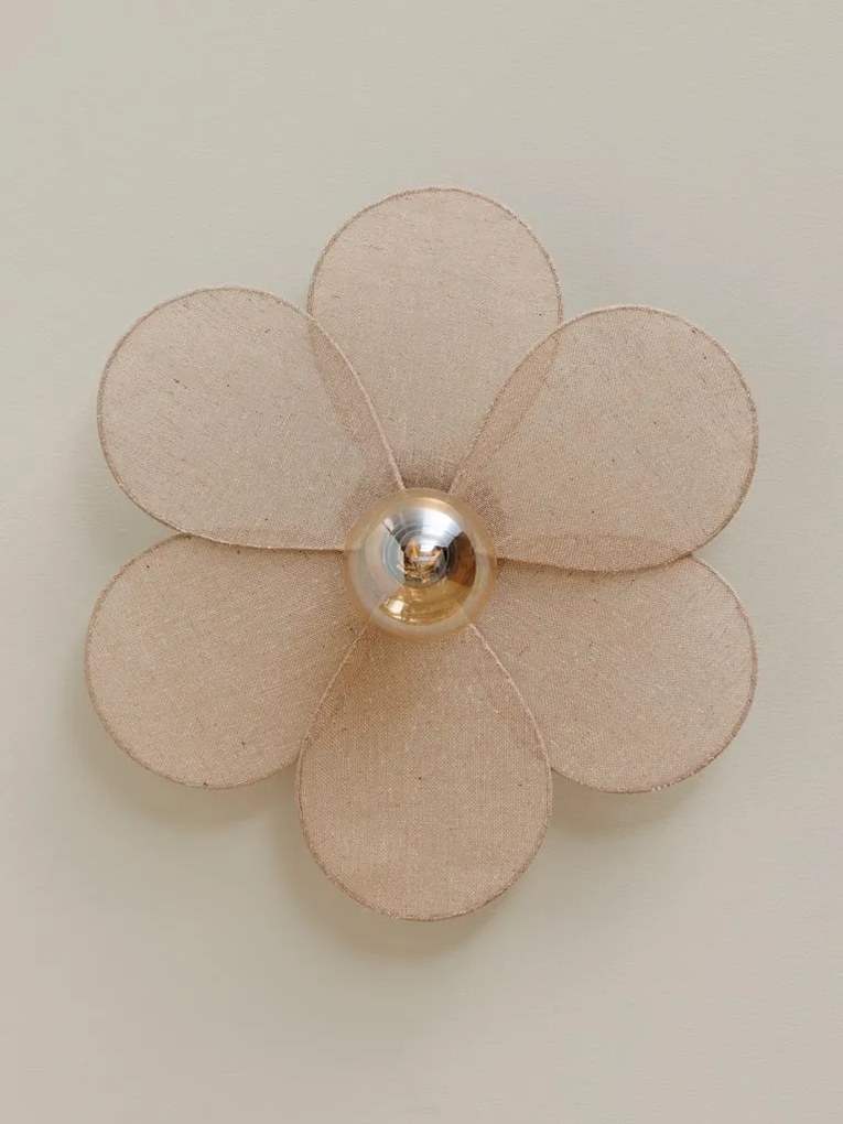 Aplica de perete, din in natural, D50cm, Naturally