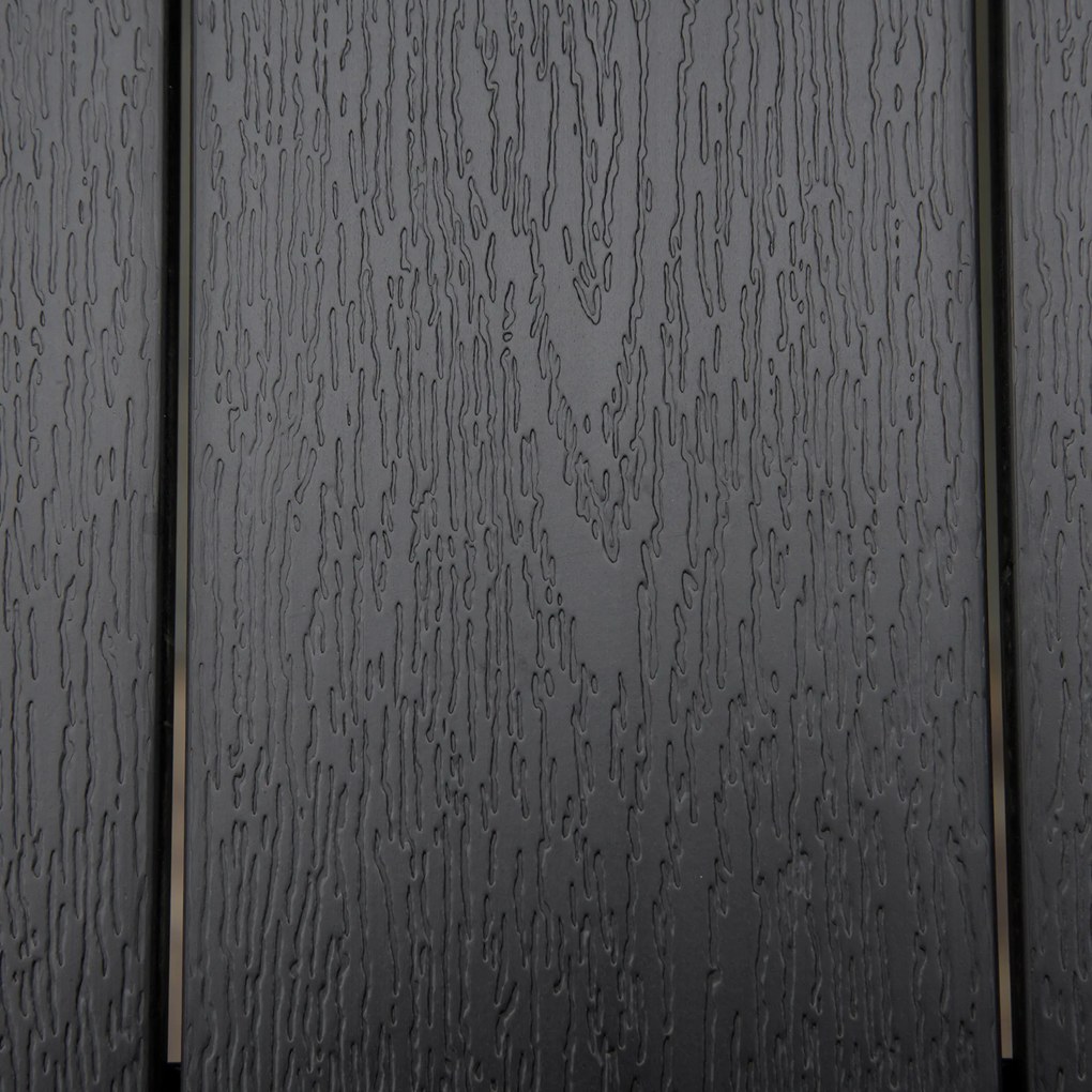 Outsunny Masă de grădină pentru 6 persoane Masă din aluminiu Mobilier de grădină Mobilier lounge ușor de întreținut plastic Negru 140 x 90 x 74 cm | Aosom Romania