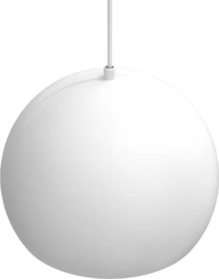 Lustră suspendată pe cablu SOOL, 1xE27/15W/230V, Ø 27 cm, albă