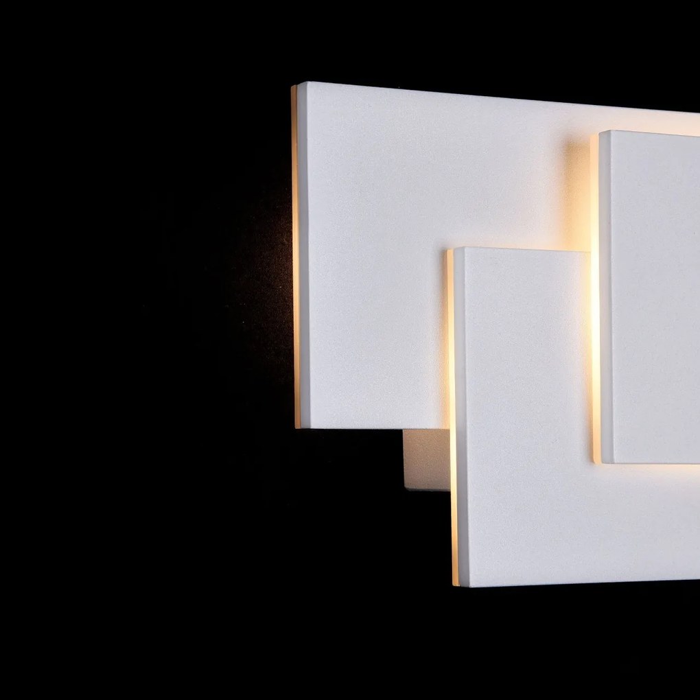 Aplica de perete LED design modern Kona alb MYC804WL-L12W