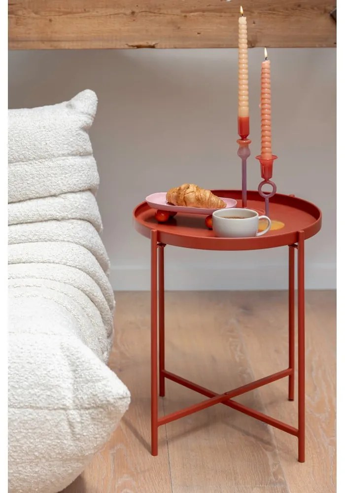 Măsuță auxiliară rotundă din metal ø 40 cm Meseta – Leitmotiv