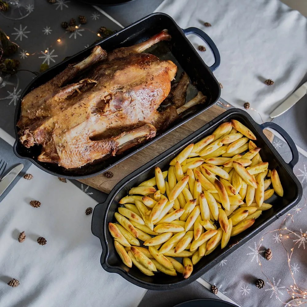 Tavă de copt din fontă 22x42,5 cm LITINA SMALT – Orion