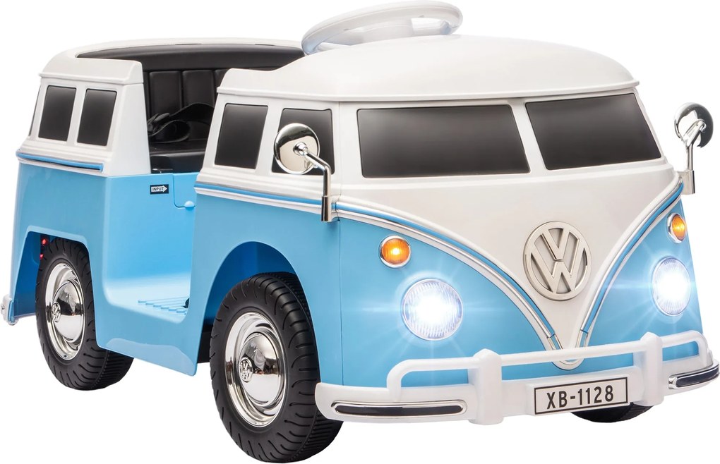 AIYAPLAY Mașină electrică pentru copii, vehicul 12V pentru copii cu MP3, motor dublu, vehicul electric cu claxon, pornire lină, 89x49x41,5 cm, Albastru | Aosom Romania