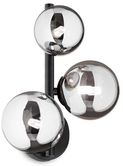 Aplică LED Ideal Lux PERLAGE 3xG9/3W/230V negru