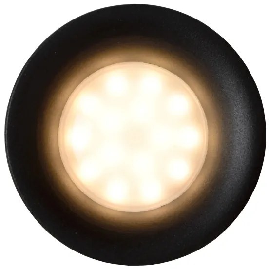 Plafonieră încastrată pentru baie ZIVA 1xGU10/5W/230V IP44 neagră Lucide 09923/01/30