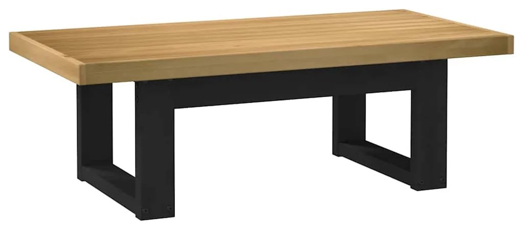 vidaXL Masuta de cafea NOAIN picioare in forma de U lemn masiv de pin