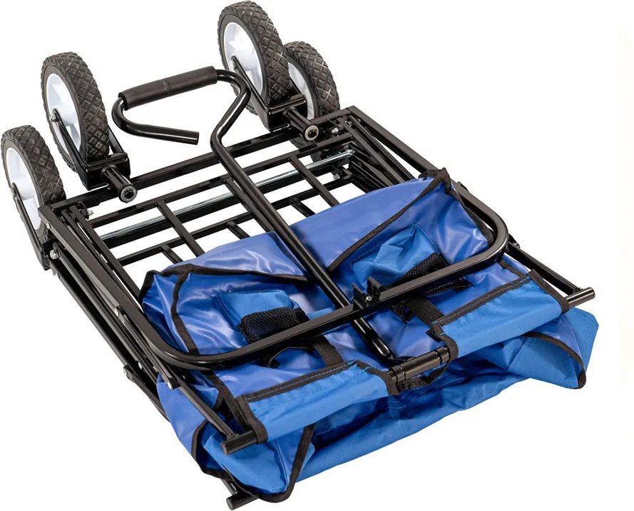 Cărucior de plajă pliabil pentru grădină