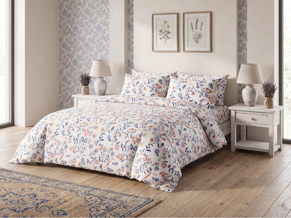 Lenjerie de pat din bumbac ELMIRA cu model Dimensiune lenjerie de pat: 70 x 80 cm | 140 x 200 cm