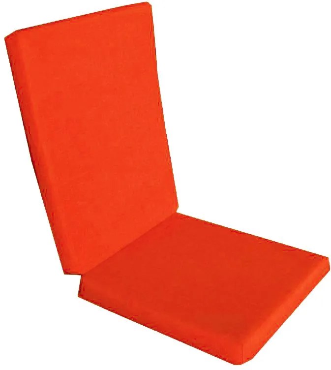 Perna decorativa pentru scaun de bucatarie cu spatar, dimensiune sezut 42x40 cm, spatar 42x50 cm, culoare orange