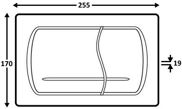 Set Vas WC suspendat cu rezervor incastrat, clapeta si capac Roca Adele 36x52 cm evacuare orizontala