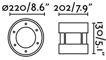 FARO 70587 - LED Iluminat acces exterior SURIA-24 LED/24W/230V IP67