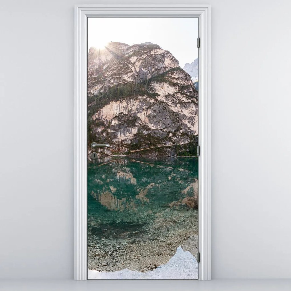 Fototapet pentru ușă - Lac Montan (95x205cm)