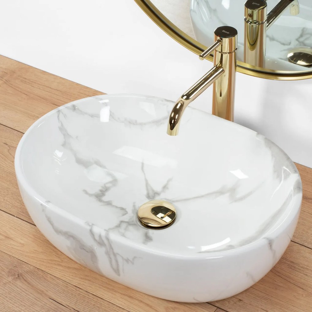 Lavoar Amelia Marmo Shiny L48 cm