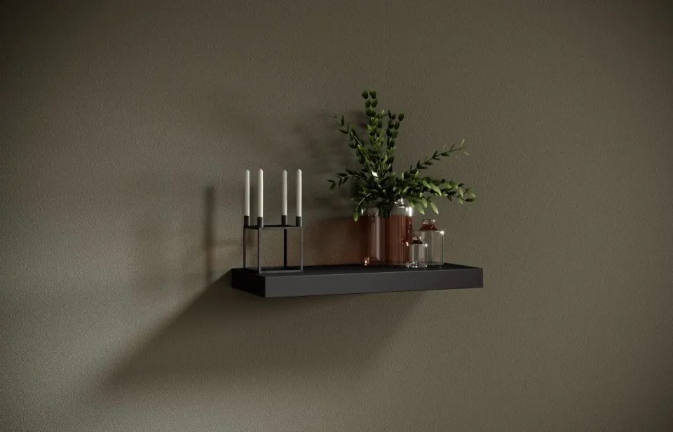 Raft suspendat ANDREA, ADRK Furniture (Lungime: 60 cm, Culoare: Artisan)