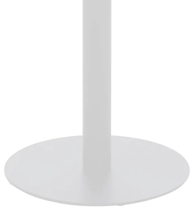 Stalp picior suport blat masa bar metal alb-negru 40x40x108 cm