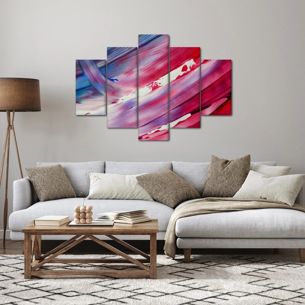 Tablou - culorile rozalbaste (150x105 cm)