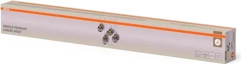 Osram - Cablu de alimentare NEEDLE PENDANT 4xE27/25W/230V antracit