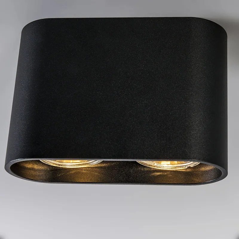 Spotlight modern negru - Ronda Duo