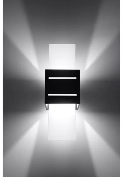 Aplică perete LORETO 1xG9/40W/230V negru