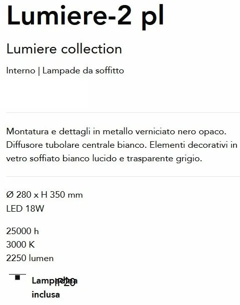 Plafoniera LED design modern Lumiere-2 pl