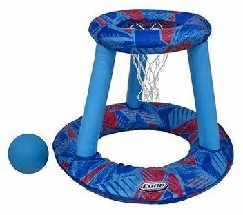 Spin master - Jucarie gonflabila Cos de basket acvatic , SwimWays , Cu minge inclusa, Multicolor