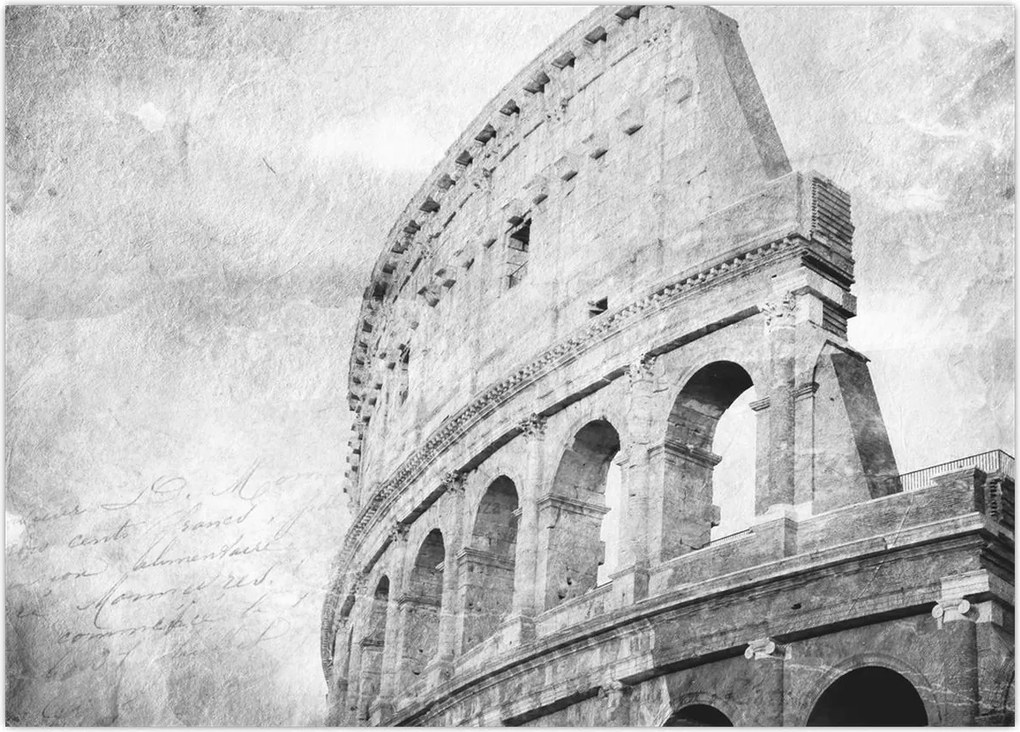 Tablou - Carte poștală de epocă a orașului N⁰1 (70x50 cm)