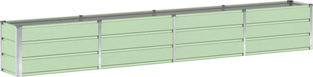 vidaXL Jardinieră Verde 320 x 40 x 45 cm Oțel