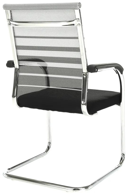 Scaun de sedinta, gri/negru, ESIN