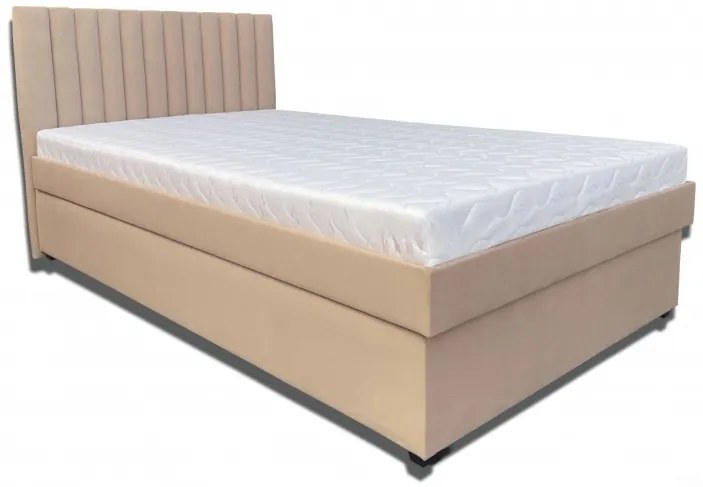 Pat de o persoană 120 cm Peissa (fără saltea) (cu somieră cu laturi). 1052041
