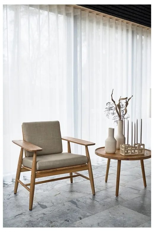 Vază crem din gresie Elv – Villa Collection