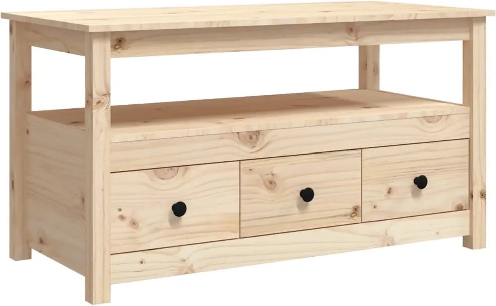 vidaXL Măsuță de cafea, 102x49x55 cm, lemn masiv de pin